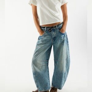 Free People Light Blue Boyfriend Jeans